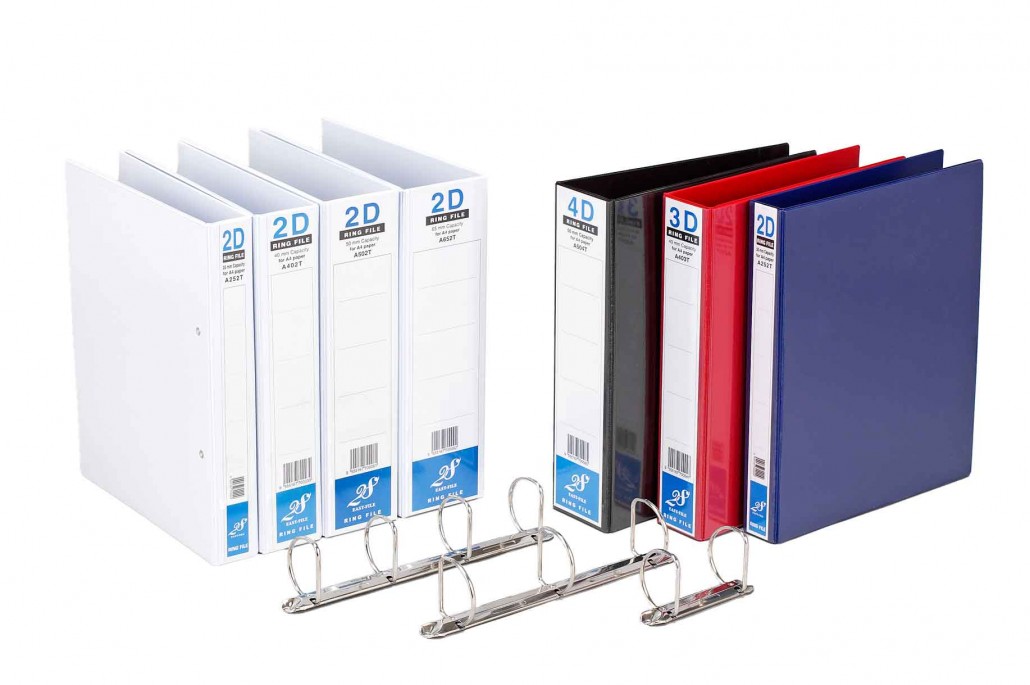 EASTFILE A4 PVC Ring File with Full Transparent